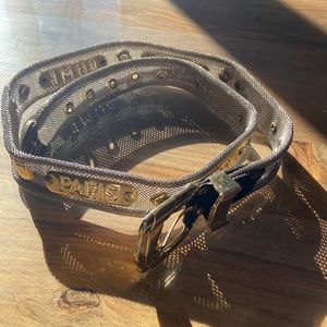 Vintage metal wire belt ,   rare